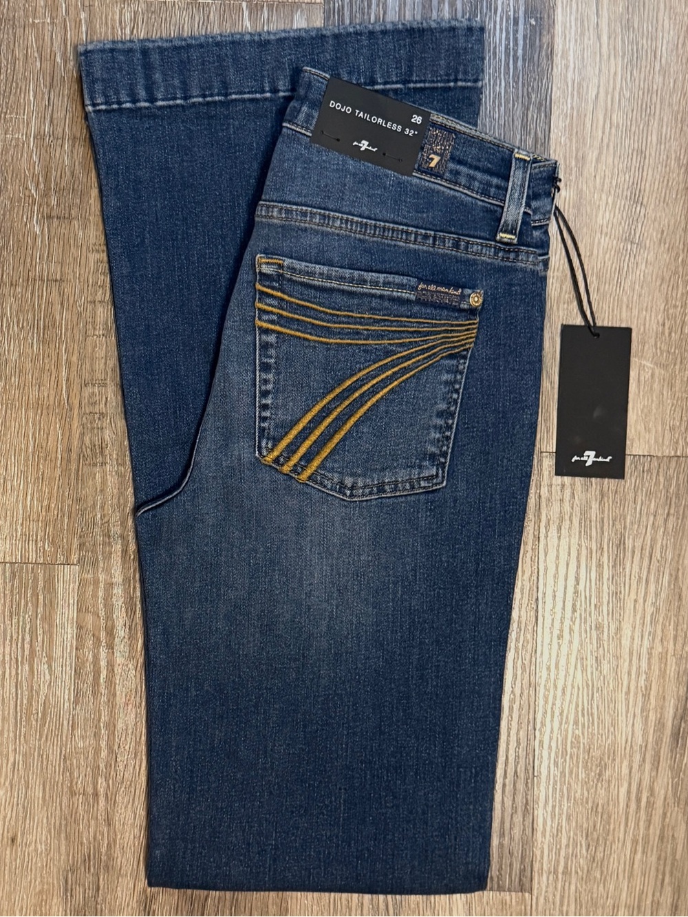 NWT 7 For All Mankind Tailorless Dojo Jeans 7FAMK